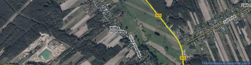 Zdjęcie satelitarne Wólka Poznańska ul.